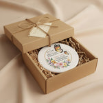 Butterfly Garden Ceramic Ornament for Nana – Personalized Floral Love and Memory Keepsake