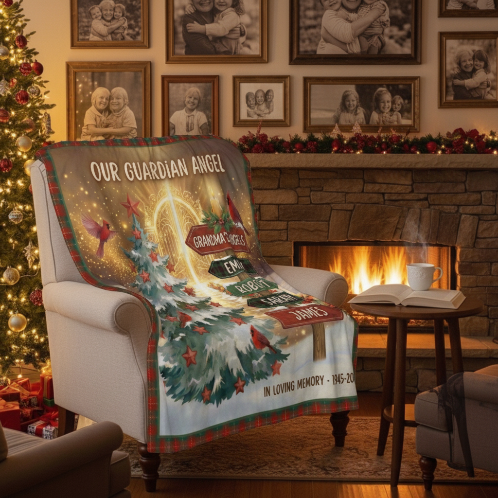 Custom Grandma Memorial Blanket | Sympathy Gift