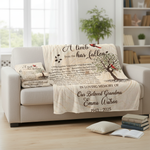 Custom Grandma Memorial Blanket | Personalized Sympathy Gift
