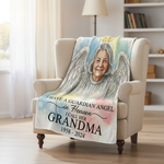 Personalized Grandma Memorial Photo Blanket | Sympathy Gift