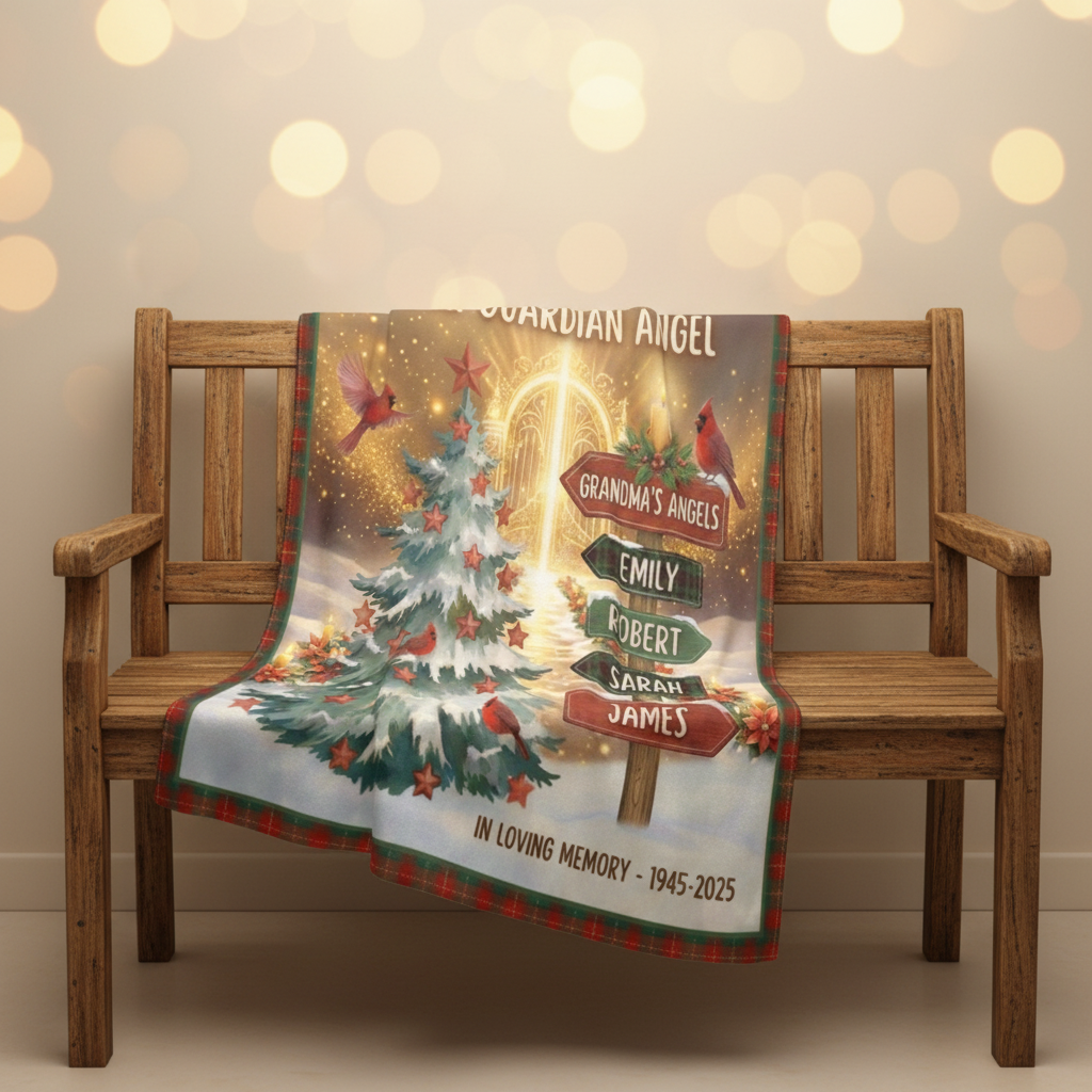 Custom Grandma Memorial Blanket | Sympathy Gift