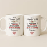 To My Gorgeous Wife Mug, Interactive QR Mug
