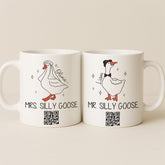Personalized Names With Couple Interactive QR Mug, Funny Wedding Gift