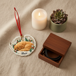 Memorial Angel Wings Ornament for Pet Lovers – Custom Photo Acrylic Keepsake