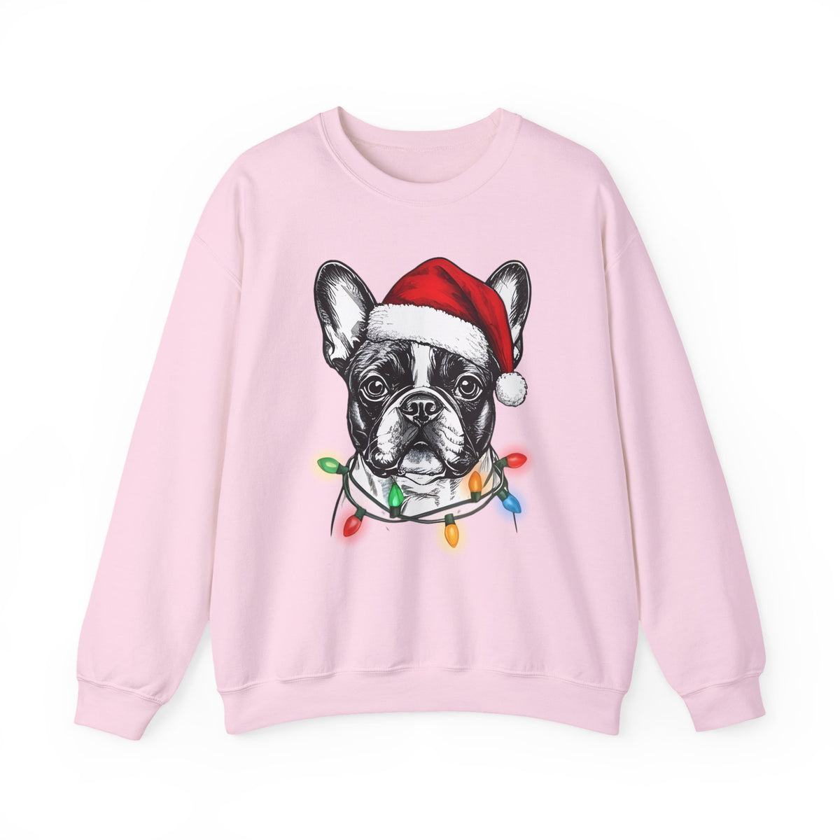 Personalized Christmas Dog Sweatshirt – Custom Breed & Name Holiday Gift