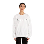 Dog Mom Embroidered Sweatshirt for Dog Lovers
