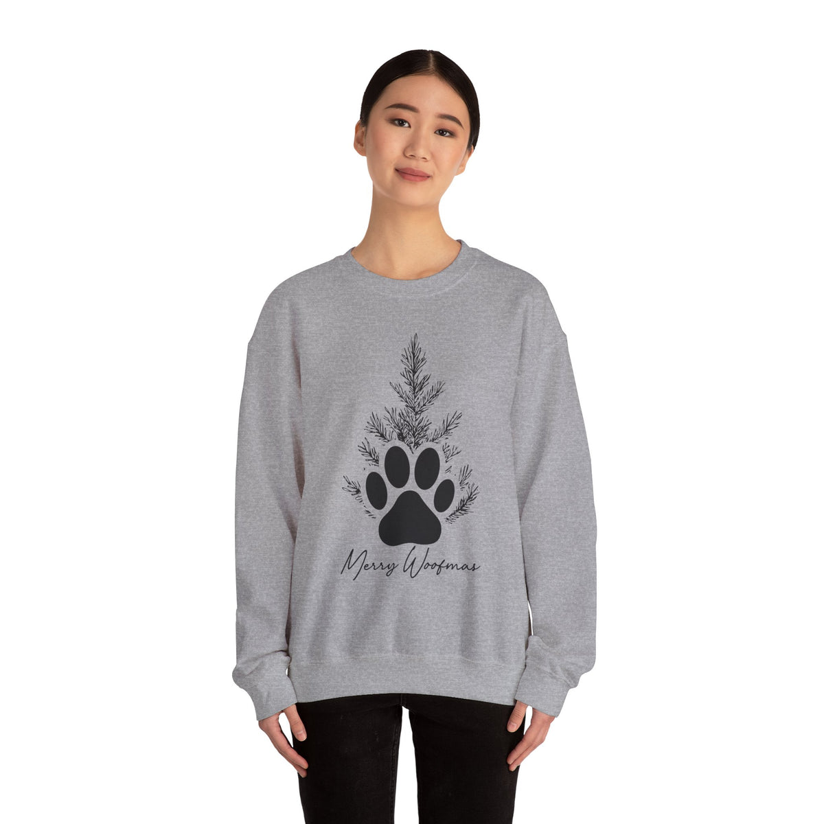Merry Woofmas Sweatshirt for Dog Moms