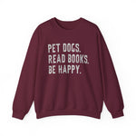 Pet Dogs Read Books Sweatshirt for Dog Lovers