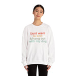 Knit & Dog Lover Sweatshirt – Cozy Gift for Knitters