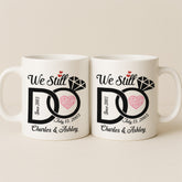 We Still Do – Personalized Anniversary Couple Interactive QR Mug