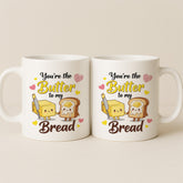 You're the Butter to My Bread – QR Code Couple Mug