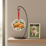 Memorial Angel Wings Ornament for Pet Lovers – Custom Photo Acrylic Keepsake