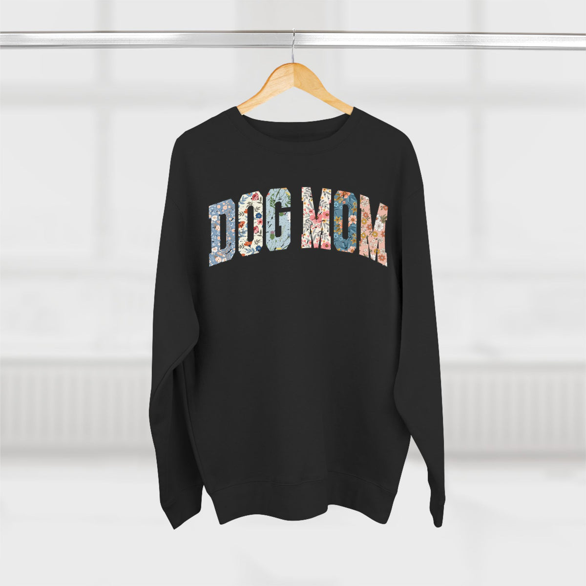 Floral Dog Mom Sweatshirt for Her