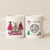 Howdy Christmas Mug with Interactive QR Code, Unique Couple Gift