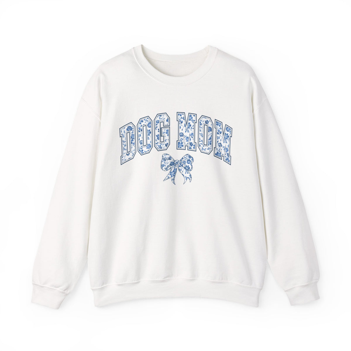 Embroidered Dog Mom Sweatshirt – Floral Gift for Women