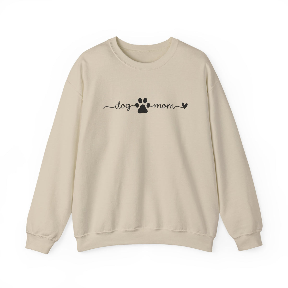 Dog Mom Heart Sweatshirt