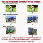 Custom Christmas Family Photo Acrylic Ornament for Multi-Generation Family