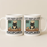 I Just Baked You Some Shut The Fucupcakes QR Mug