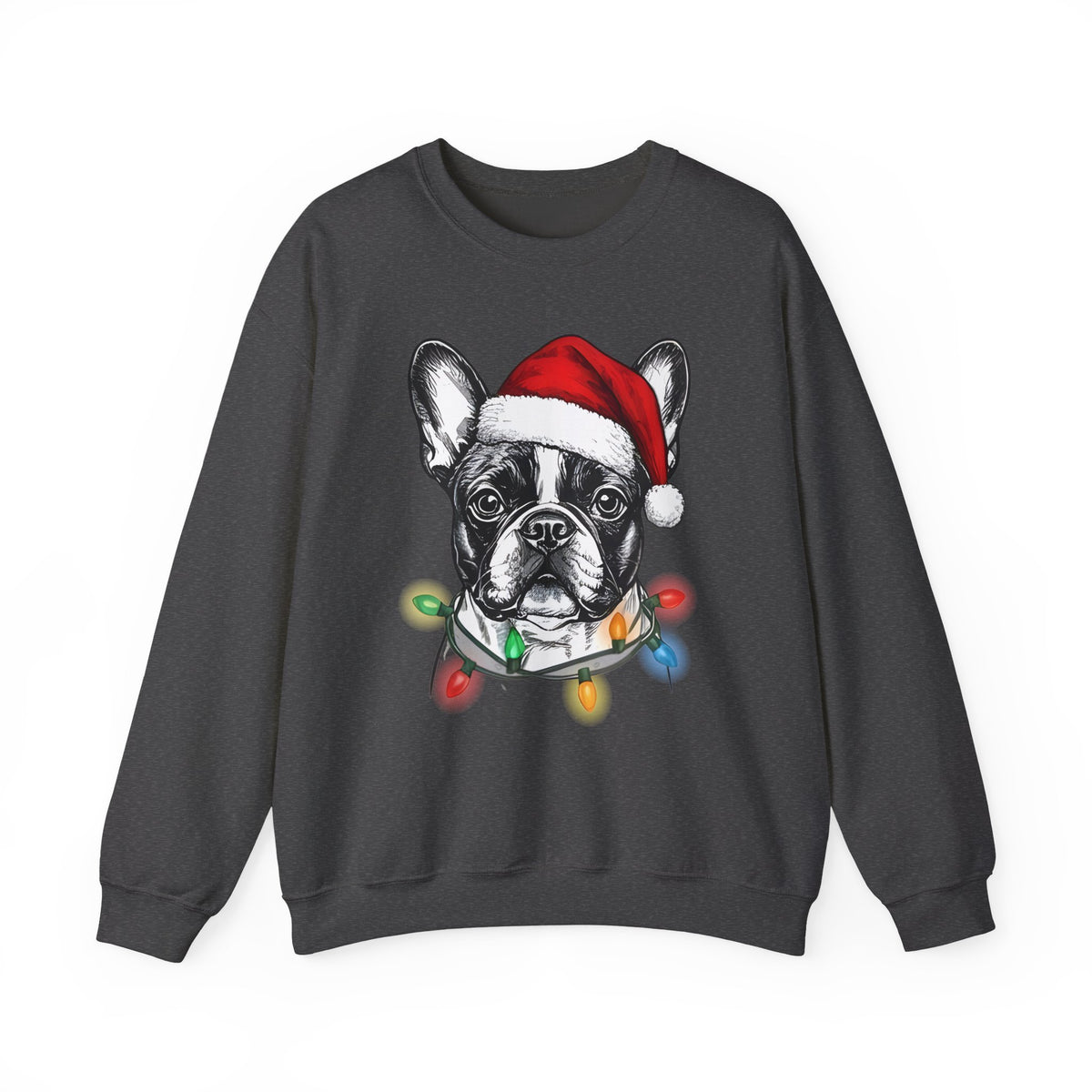 Personalized Christmas Dog Sweatshirt – Custom Breed & Name Holiday Gift