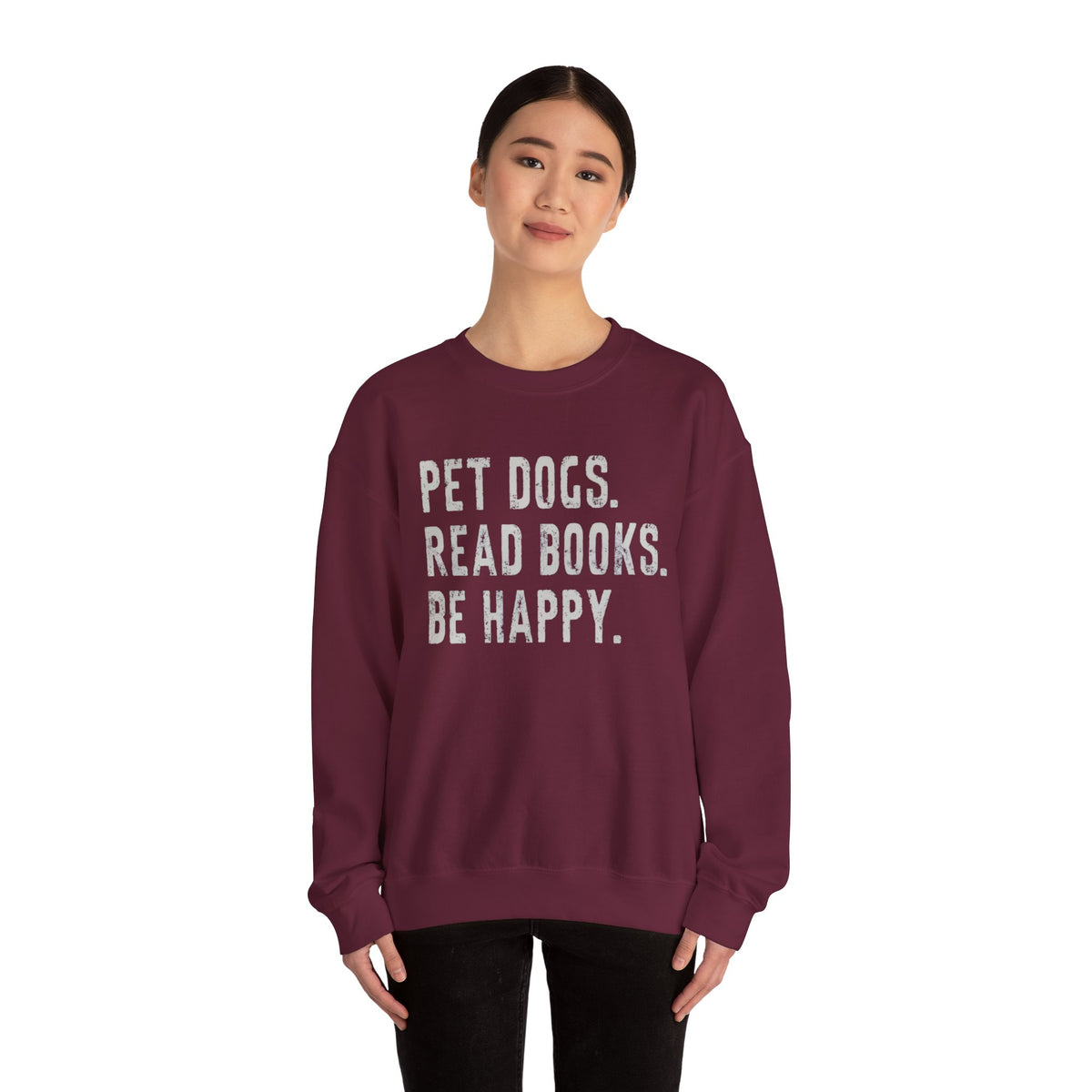 Pet Dogs Read Books Sweatshirt for Dog Lovers