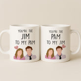 You’re the Jim to My Pam Mug Interactive QR Mug