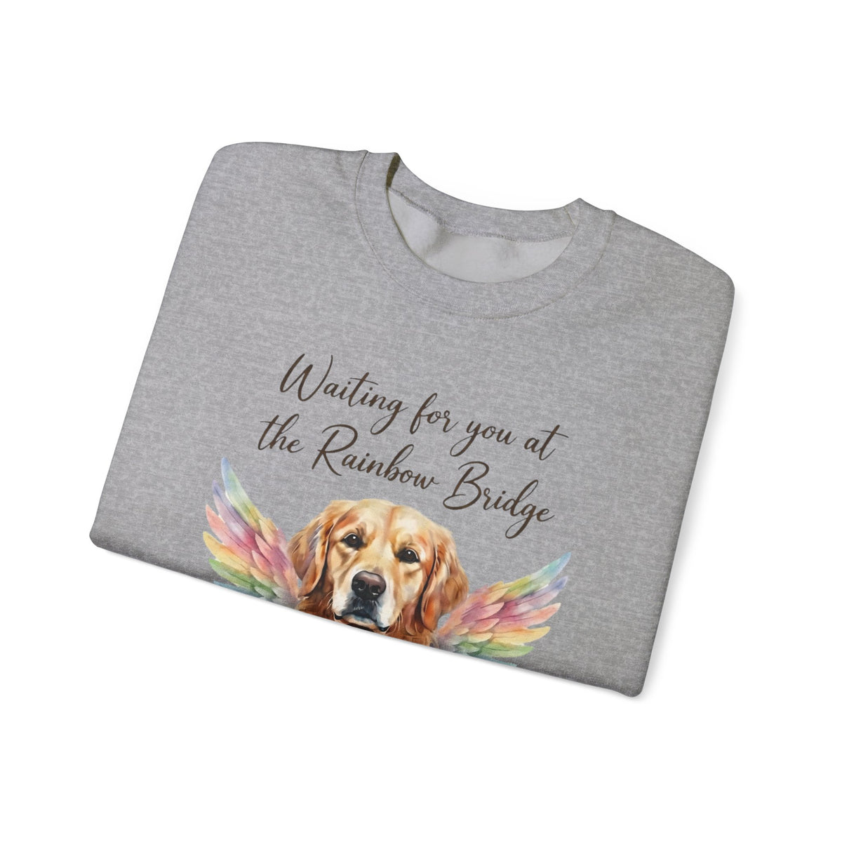 Personalized Dog Memorial Sweatshirt – Light Colors