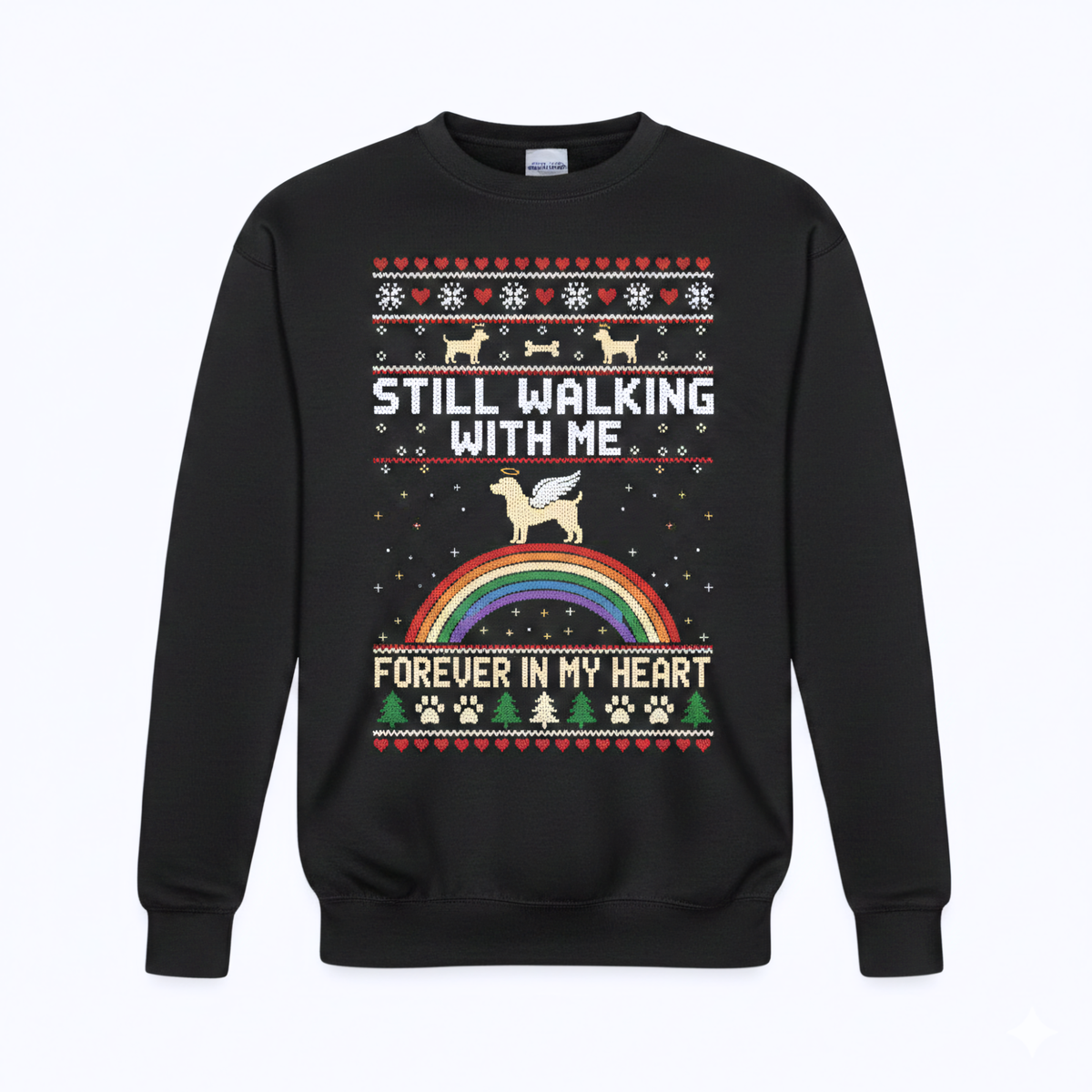 Pet Memorial Portrait Embroidered Ugly Sweatshirt