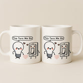 You Turn Me On Cute Couple Interactive QR Mug