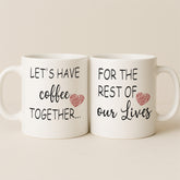 Interactive QR Mug, Engagement Gifts for Couples