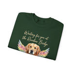 Rainbow Bridge Dog Memorial Sweatshirt – Personalized Portrait