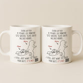 I Still Just Want To Touch Your, Couple Custom QR Mugs