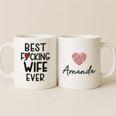 Best Fxcking Wife Ever, Interactive QR Mug, Anniversary Gift