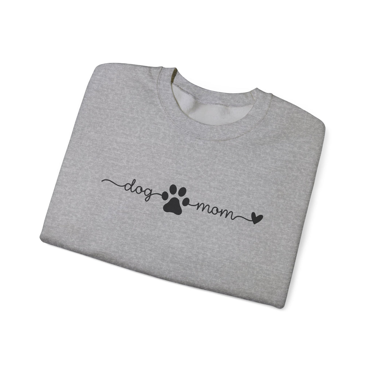 Dog Mom Heart Sweatshirt