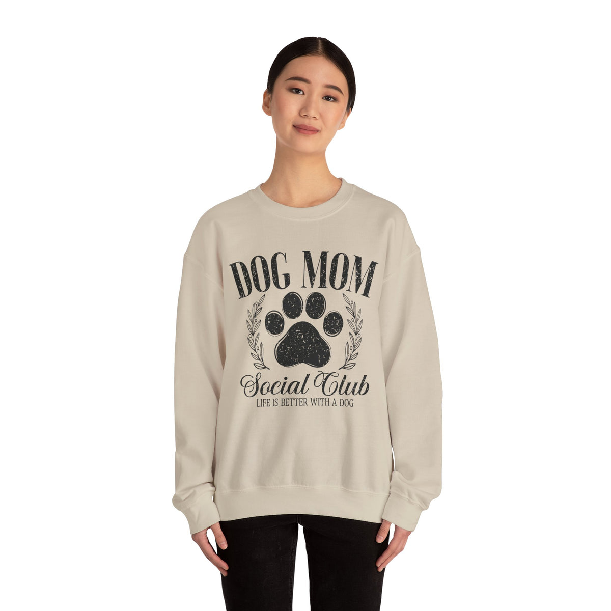 Dog Mom Club Sweatshirt for Dog Lovers