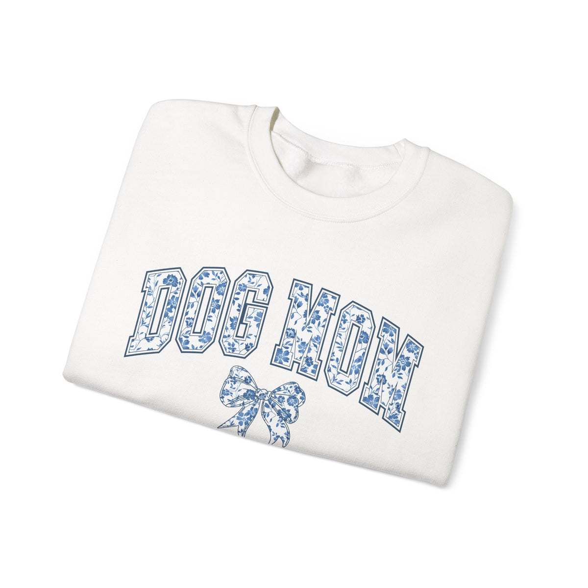 Embroidered Dog Mom Sweatshirt – Floral Gift for Women