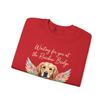 Rainbow Bridge Dog Memorial Sweatshirt – Personalized Portrait