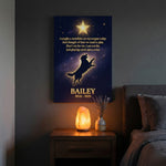 Custom Pet Memorial Star Map Canvas