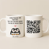 Personalized Name Stay Together Forever Couple Interactive QR Mug