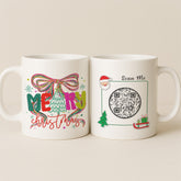 Merry Christmas Interactive QR Code Mug