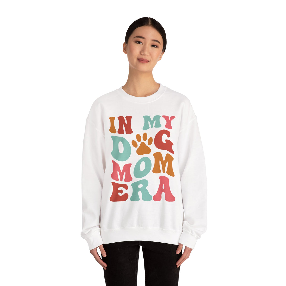 Dog Mom Era Sweatshirt for Dog Lovers – Retro Pet Owner Gift