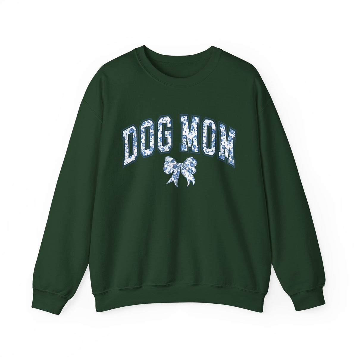 Embroidered Dog Mom Sweatshirt – Floral Gift for Women