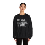 Pet Dogs Read Books Sweatshirt for Dog Lovers
