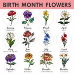 Mother’s Day Stained Glass Suncatcher Ornament for Grandma – Personalized Garden Bloom Keepsake