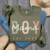 Personalized Boy Mama Sweatshirt