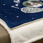 "I'm Always With You" Personalized Pet Memorial Blanket - Custom Angel Wings Photo