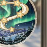Aurora Lights Personalized Family Acrylic Ornament