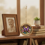 Butterfly Memorial Wooden Ornament for Grandma – Memorial Gift