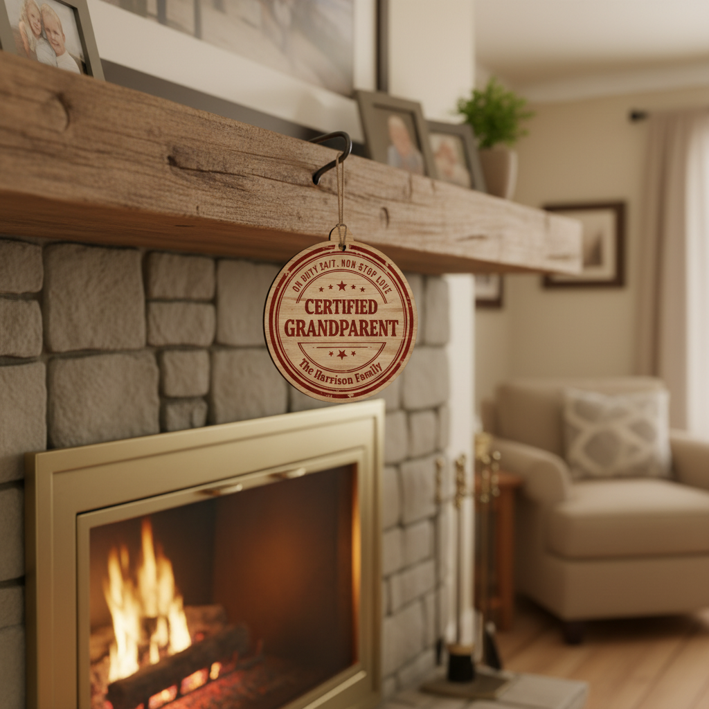 Certified Grandparent Personalized Ornament