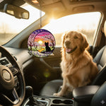 Cherry Blossom Sunset Pet Memorial Suncatcher Ornament