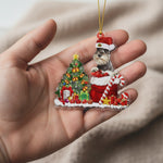 Custom Photo Dog Christmas Tree Ornament - Pet Loss Keepsake & Sympathy Gift